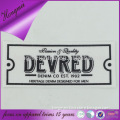 OEM direct factory cheap screen print label for denim pant